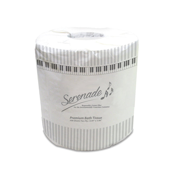 Serenade Premium Bath Tissue, 2-Ply 500 Sheets/Roll | 80/Case